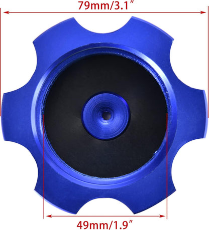 Blue Fuel Tank Cap Cover for TaoTao Roketa Apollo SSR ATV Dirt Bike