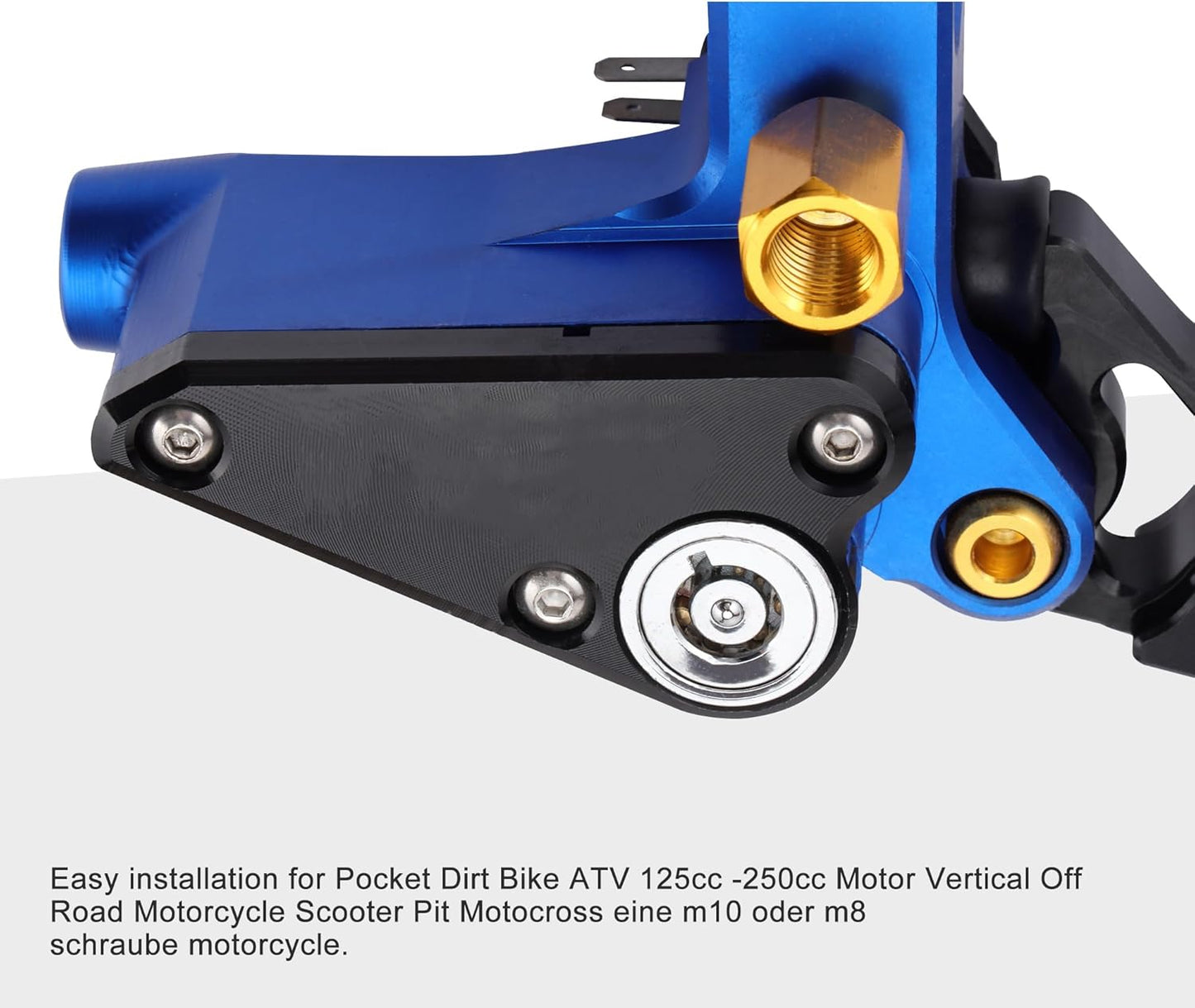 Blue Hydraulic Clutch Master Cylinder Lever 22mm for 125cc–250cc Dirt Bike