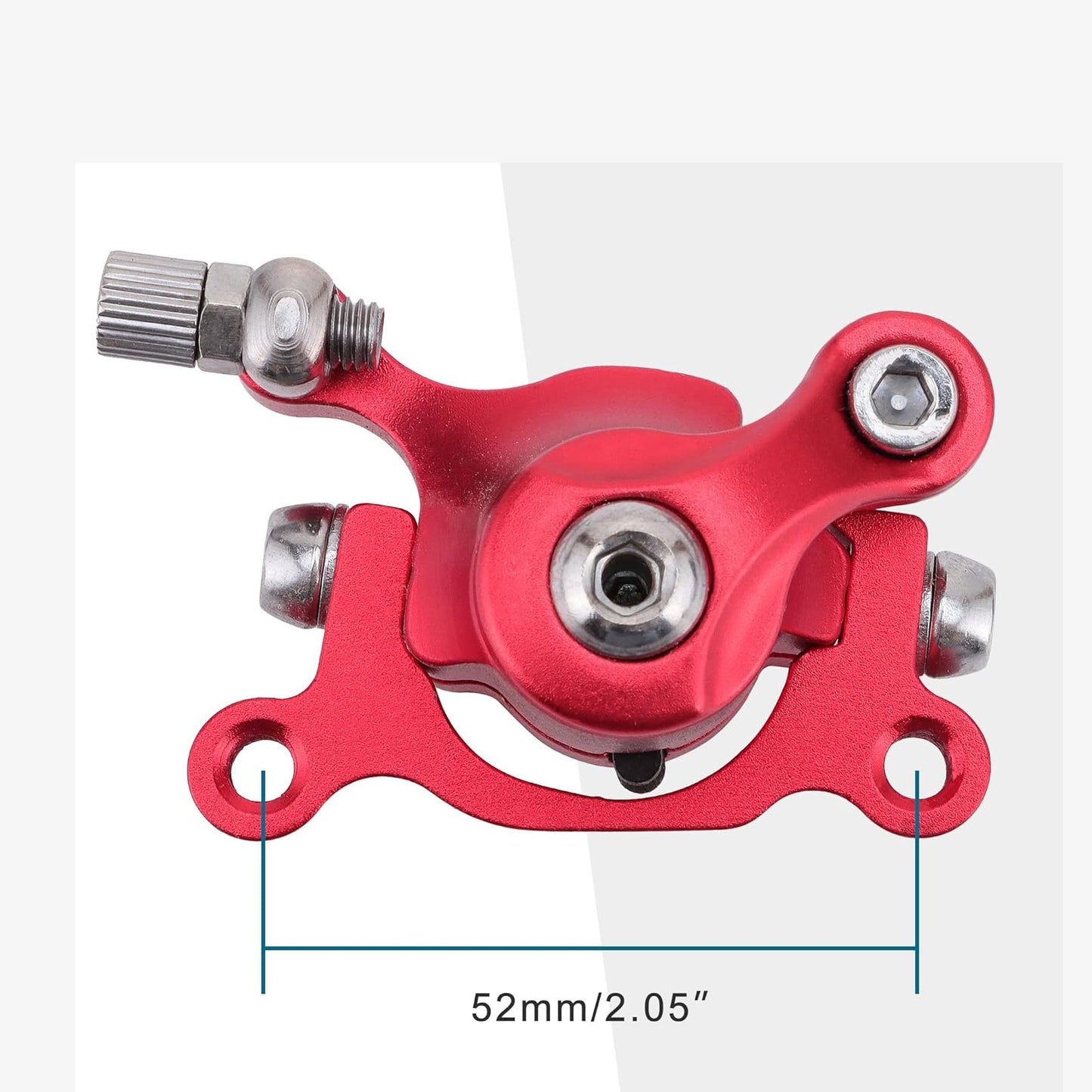 GOOFIT RED Brake Caliper Front Rear for MBX10 MBX11 Pocket Moto Rear Disc Brake Caliper Mini Bike 47cc 49cc Pocket Bike Goped Scooter Go-Kart