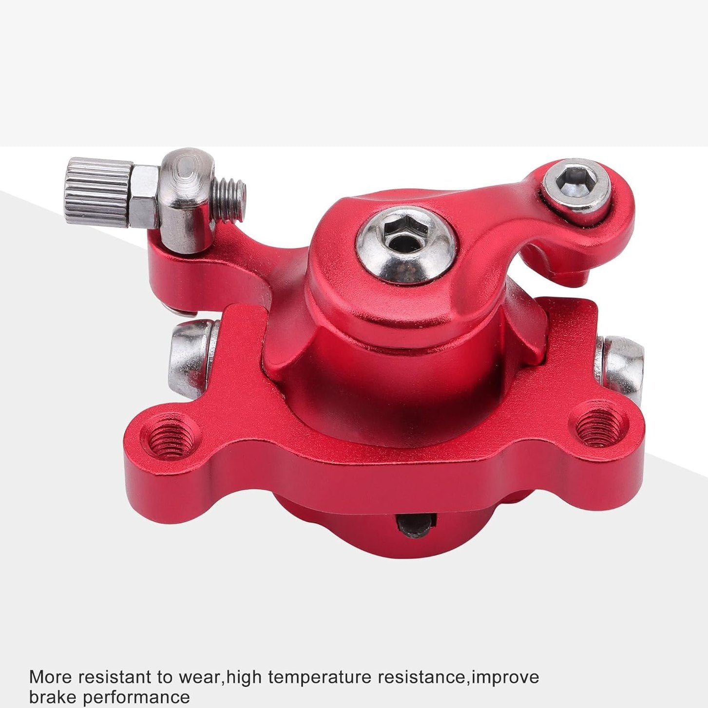 GOOFIT RED Brake Caliper Front Rear for MBX10 MBX11 Pocket Moto Rear Disc Brake Caliper Mini Bike 47cc 49cc Pocket Bike Goped Scooter Go-Kart