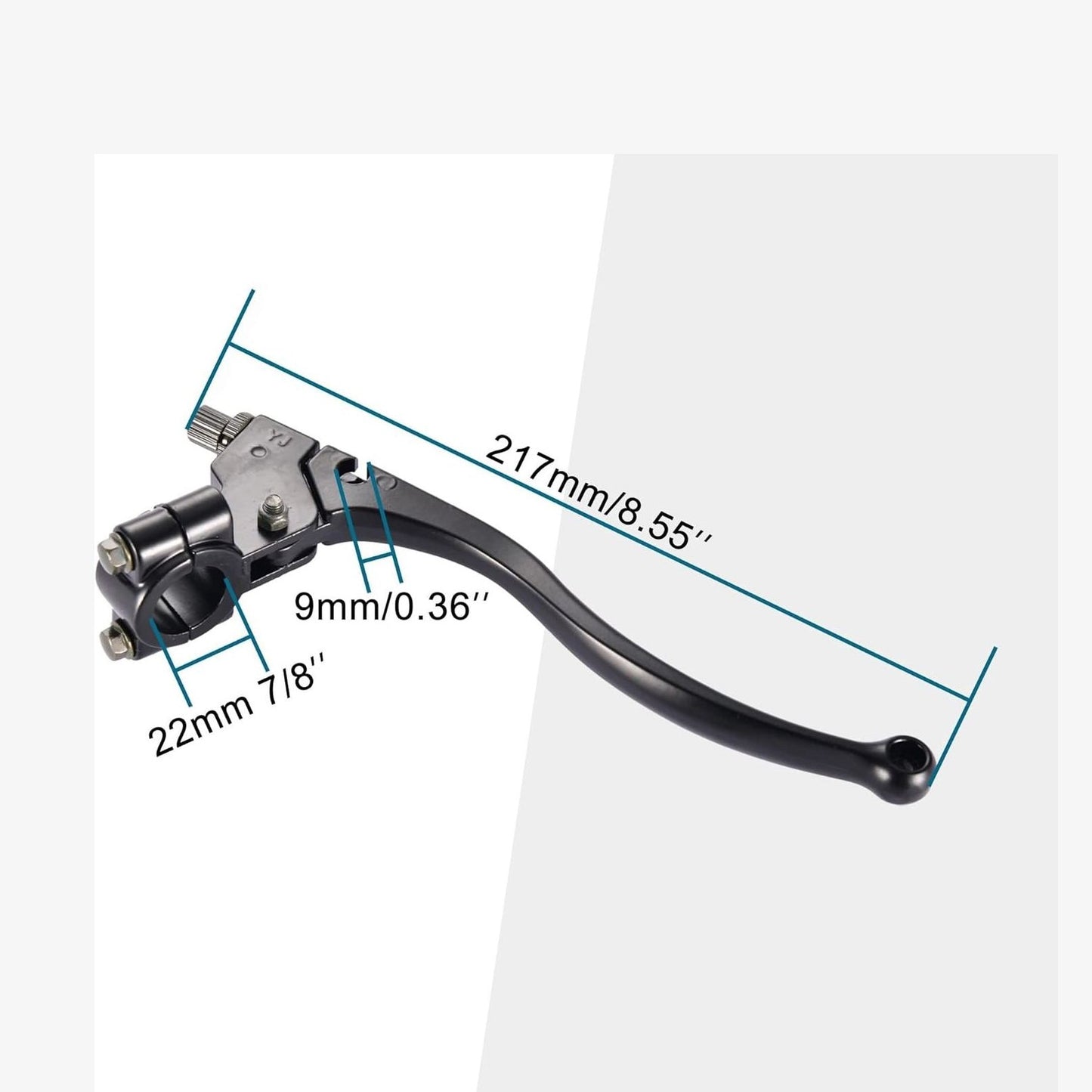 GOOFIT Universal Motorcycle 7/8" Handlebar Left Clutch Brake Lever for ATV 150cc 250cc Scooter Moped Dirt Bike