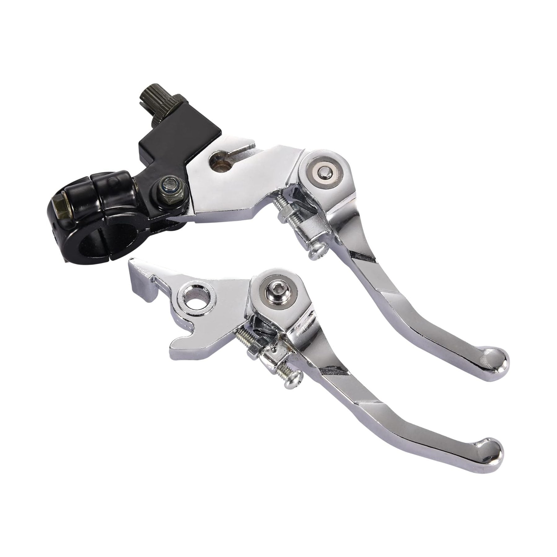 GOOFIT Universal 7/8'' Handlebar Foldable Brake & Clutch Lever Set for 50cc 70cc 90cc 110cc 125cc Dirt Bike Type B