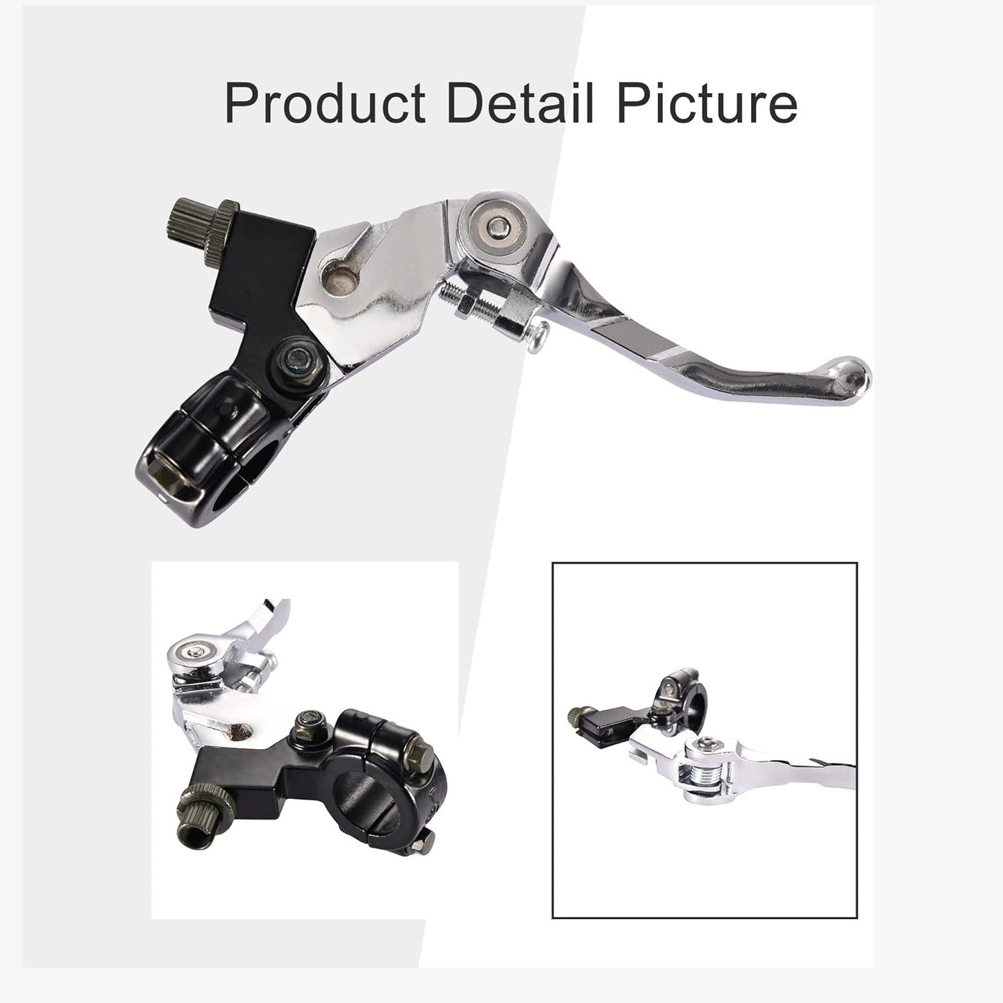 GOOFIT Universal 7/8'' Handlebar Foldable Brake & Clutch Lever Set for 50cc 70cc 90cc 110cc 125cc Dirt Bike Type B
