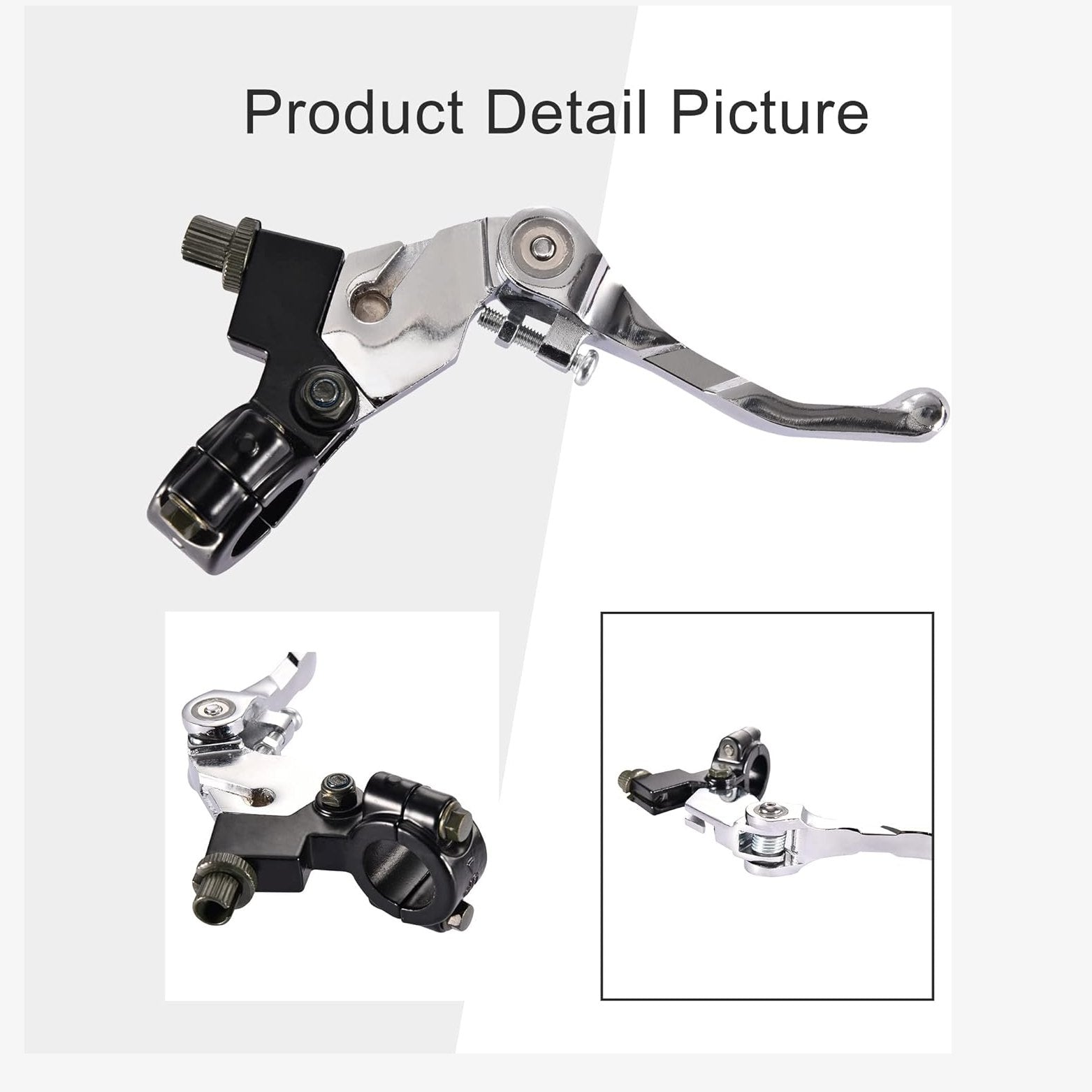 GOOFIT Universal 7/8'' Handlebar Foldable Brake & Clutch Lever Set for 50cc 70cc 90cc 110cc 125cc Dirt Bike Type B