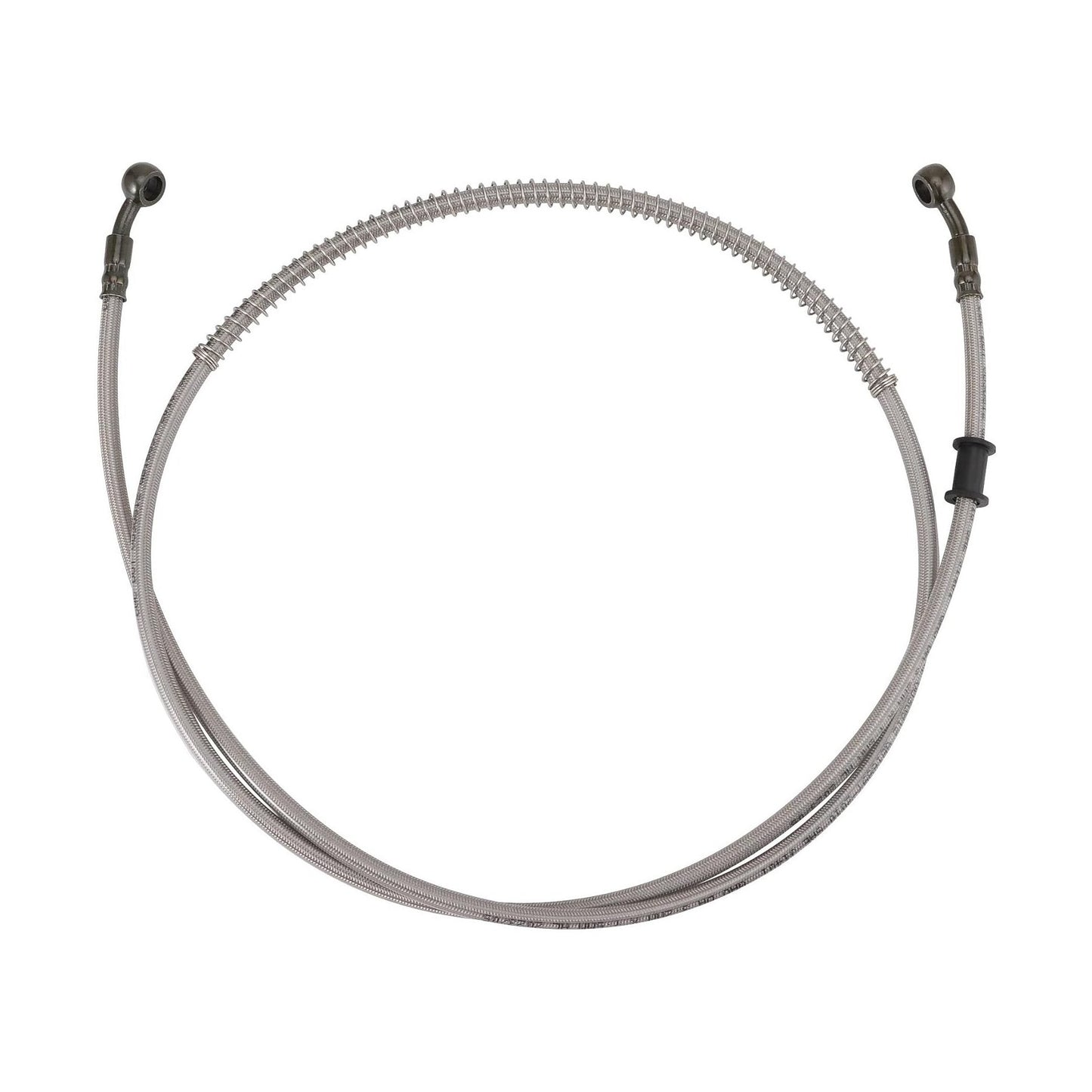 GOOFIT 61" Hydraulic Brake Oil Hose Line Pipe with 10mm Banjo Ends for Motorcycle Pit Dirt Bike Enduro Motocross Sliver