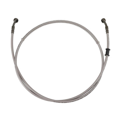GOOFIT 61" Hydraulic Brake Oil Hose Line Pipe with 10mm Banjo Ends for Motorcycle Pit Dirt Bike Enduro Motocross Sliver