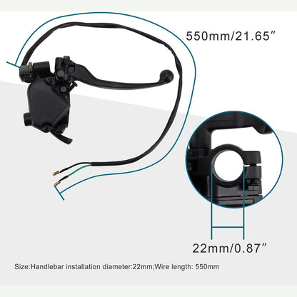 GOOFIT Thumb Throttle with Dual Brake Lever Assembly Replacement for 50cc 90cc 150cc 200cc 250cc ATV Quad Roketa Taotao Sunl Kazuma Go Kart Pit Bike