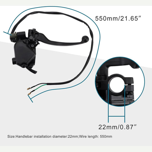 GOOFIT Thumb Throttle with Dual Brake Lever Assembly Replacement for 50cc 90cc 150cc 200cc 250cc ATV Quad Roketa Taotao Sunl Kazuma Go Kart Pit Bike