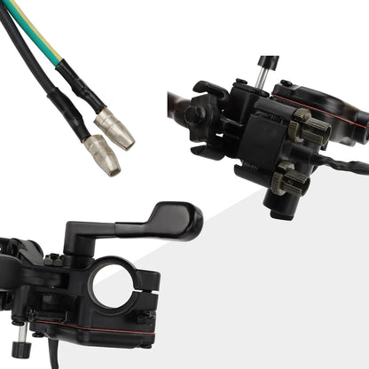 GOOFIT 7/8" 22mm Brake Handle Thumb Throttle with Dual Brake Lever Replacement for 50cc 90cc 110cc 150cc 250cc ATV Quad