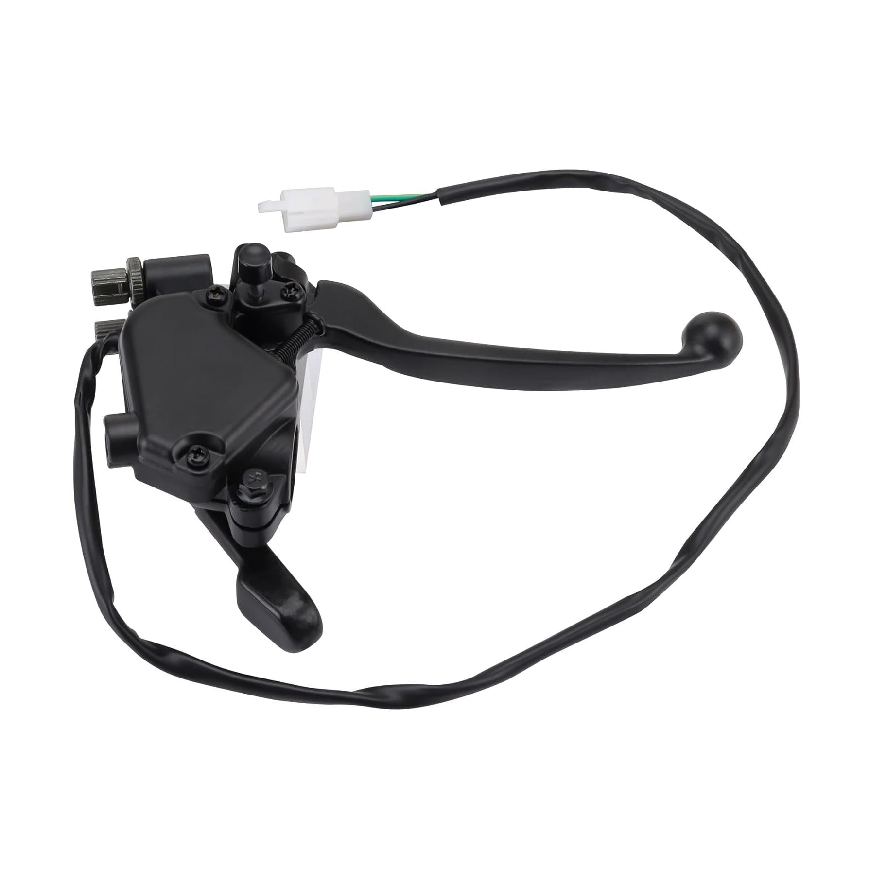 GOOFIT 7/8" 22mm Straight Handle Thumb Throttle with Dual Brake Lever Assembly Replacement for 50cc 70cc 90cc 110cc 125cc 150cc 250cc ATV Quad Roketa Taotao Sunl Kazuma Go Kart Pit Bike