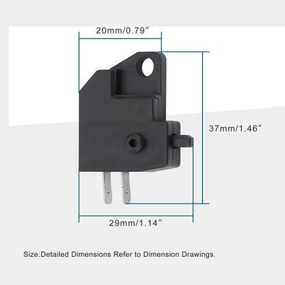 GOOFIT Left Brake Switch for 50cc 70cc 90cc 110cc 125cc 150cc 200cc 250cc ATV Dirt Bike Moped Scooter Pit Bike Dune Buggy