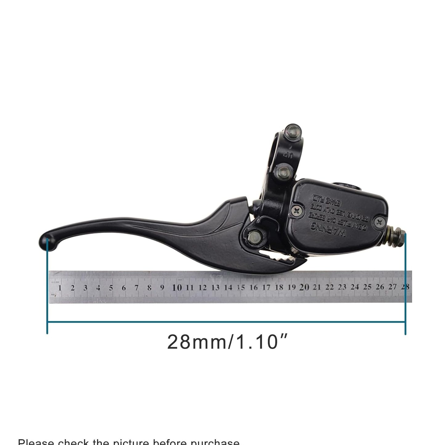 GOOFIT Motorcycle 7/8" Right Front Brake Master Cylinder Lever for Sportsman 400 500 550 600 700 800 ATV