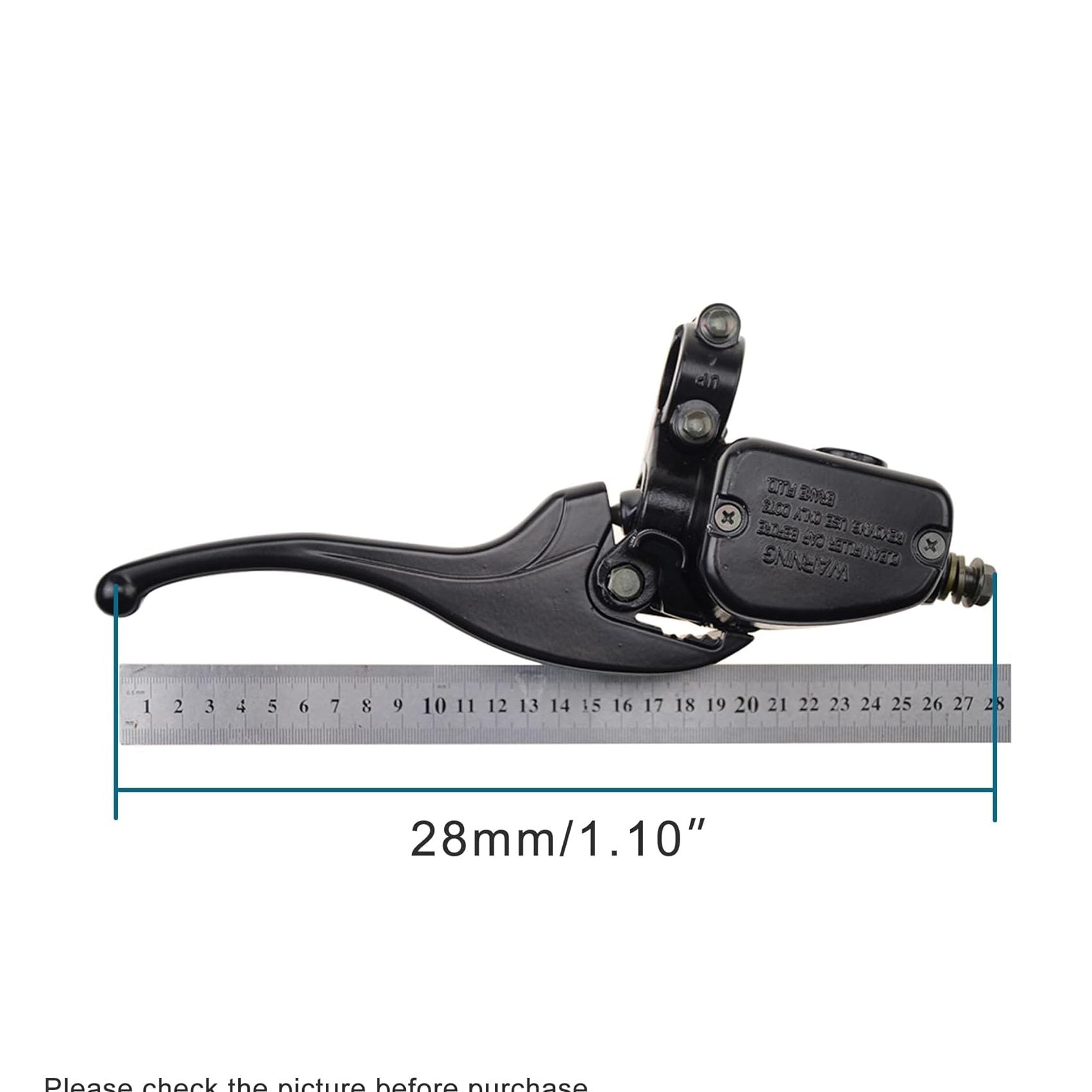 GOOFIT Motorcycle 7/8" Right Front Brake Master Cylinder Lever for Sportsman 400 500 550 600 700 800 ATV