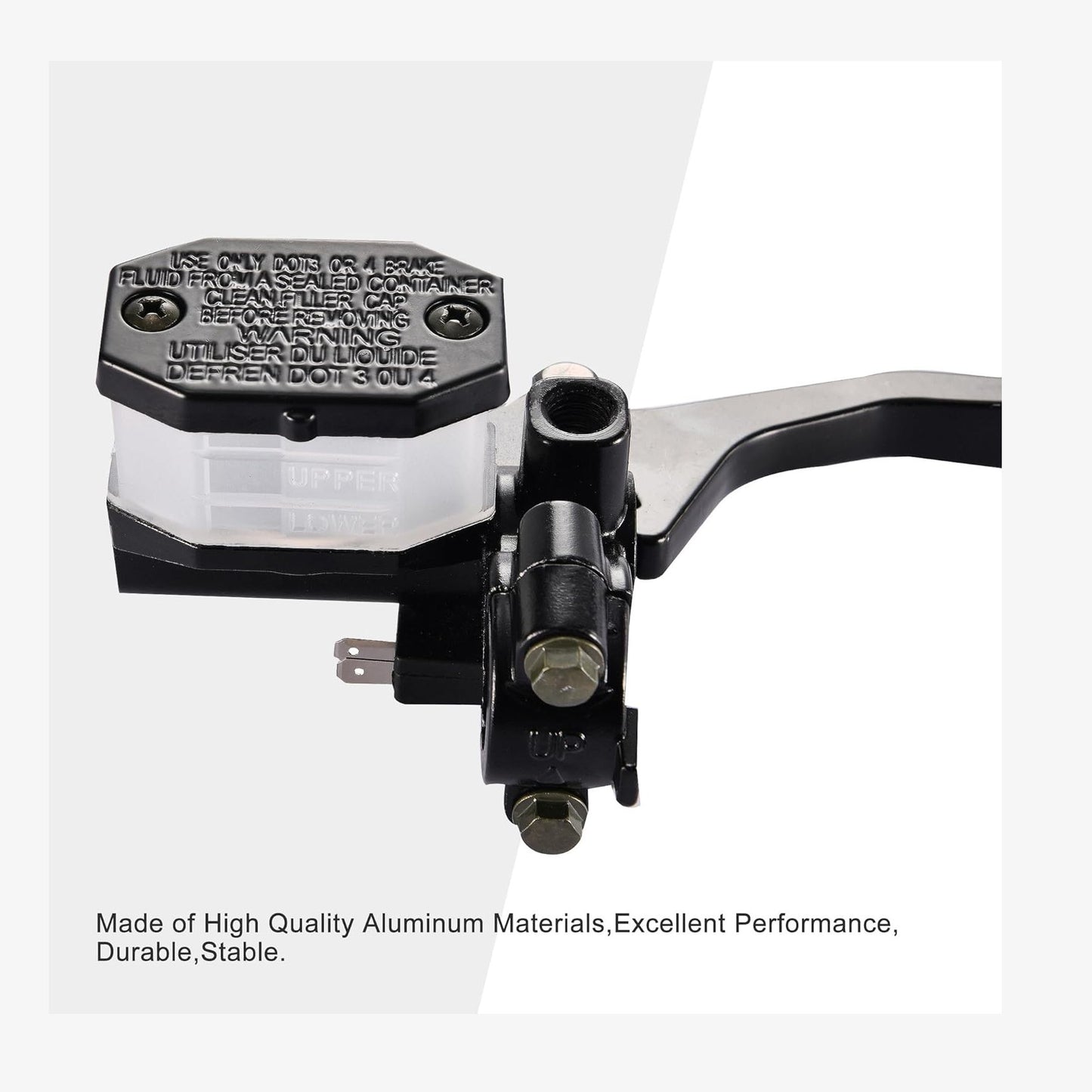 GOOFIT Black 22mm 7/8" Handlebar Front Right Brake Master Cylinder Lever Replacement for Suzuki GS125 GN125 GN250 GS250