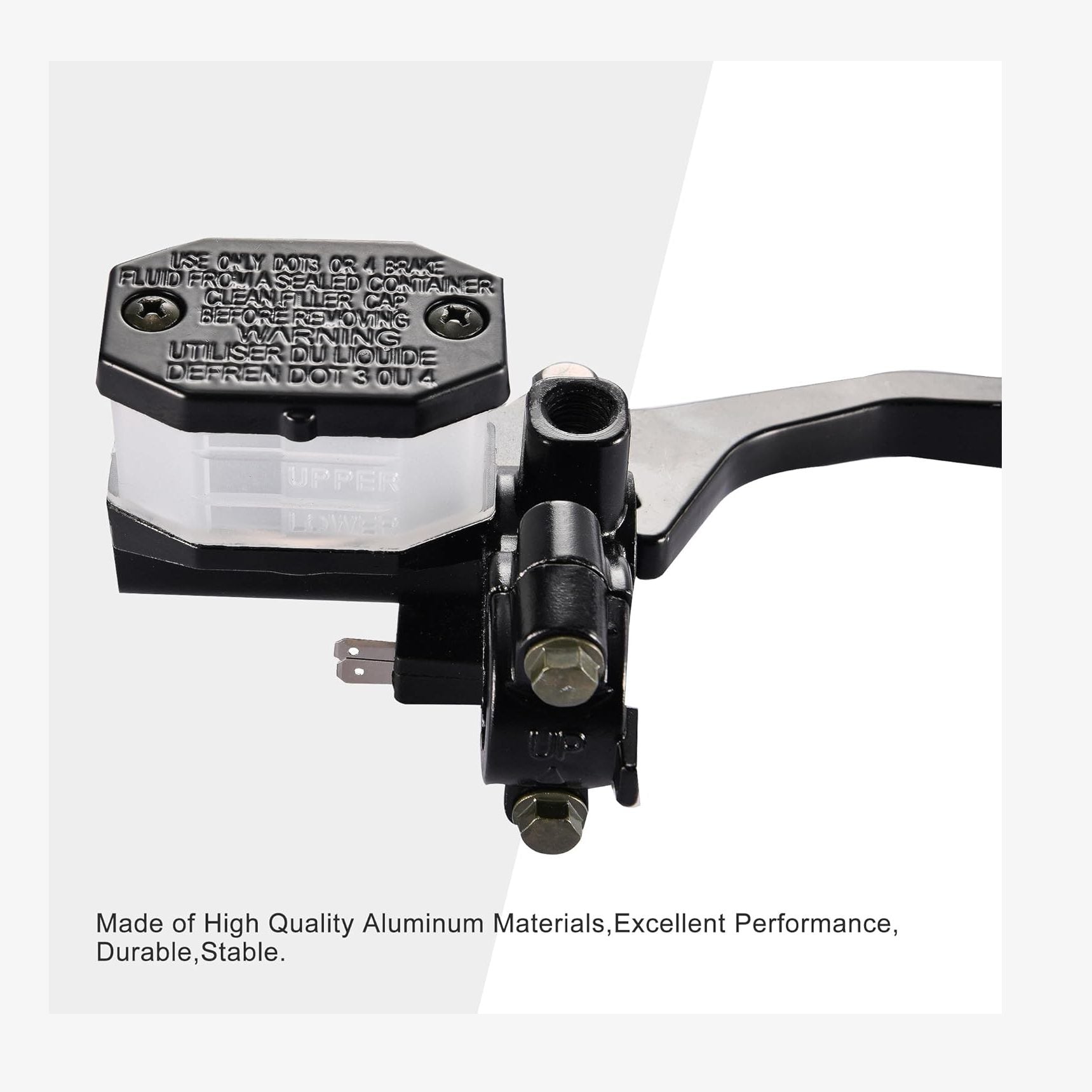 GOOFIT Black 22mm 7/8" Handlebar Front Right Brake Master Cylinder Lever Replacement for Suzuki GS125 GN125 GN250 GS250