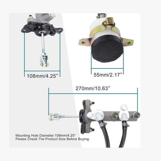 Brake Master Cylinder Pump - Supermach/Massimo/Coleman 400 500 700 800