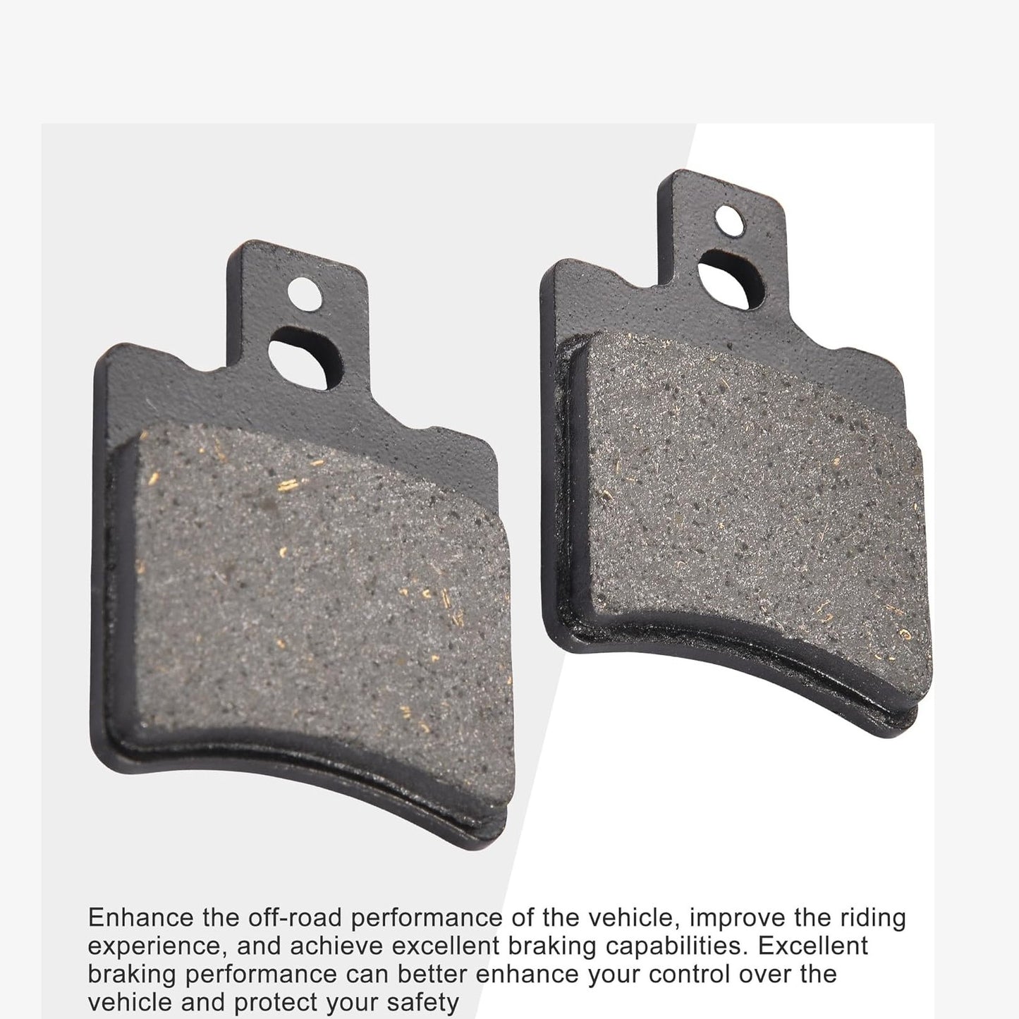 GOOFIT Disc Brake Pad Shoe Set for 50cc 70cc 90cc 110cc 125cc ATV 4 Wheeler Quad Go Kart Scooter Moped