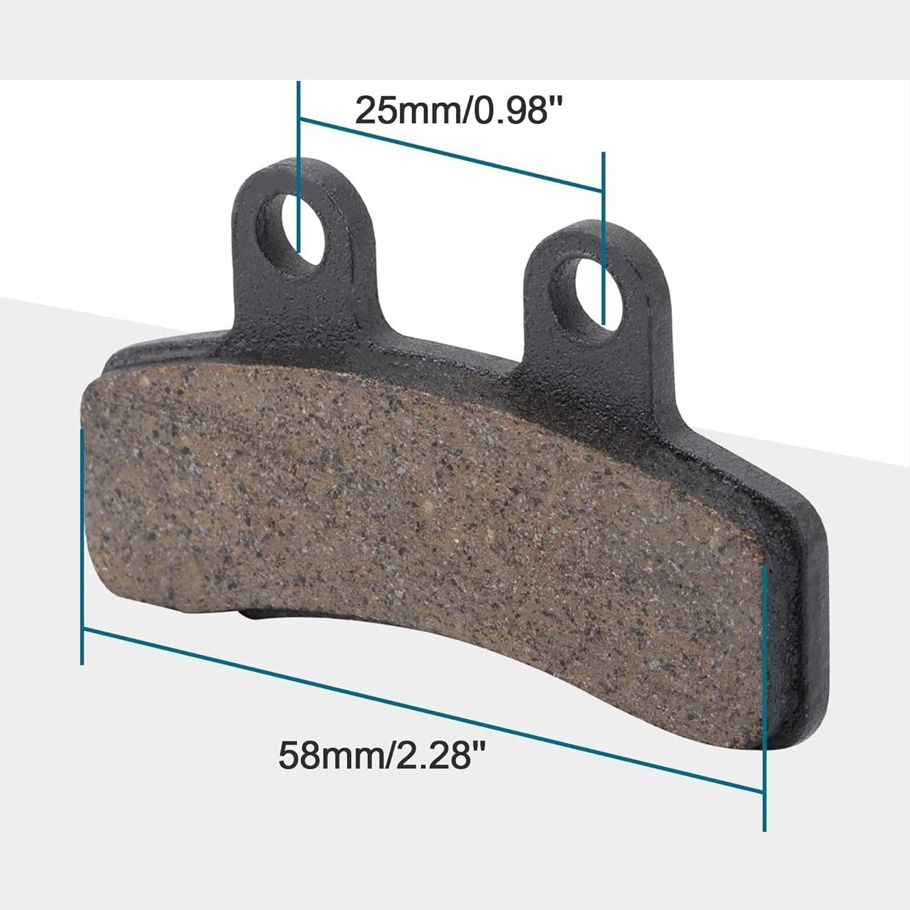 GOOFIT 2 Pair Disc Brake Pad Set Replacement for 70cc 110cc 125cc Apollo Taotao SSR SDG Coolster Dirt Pit Bike