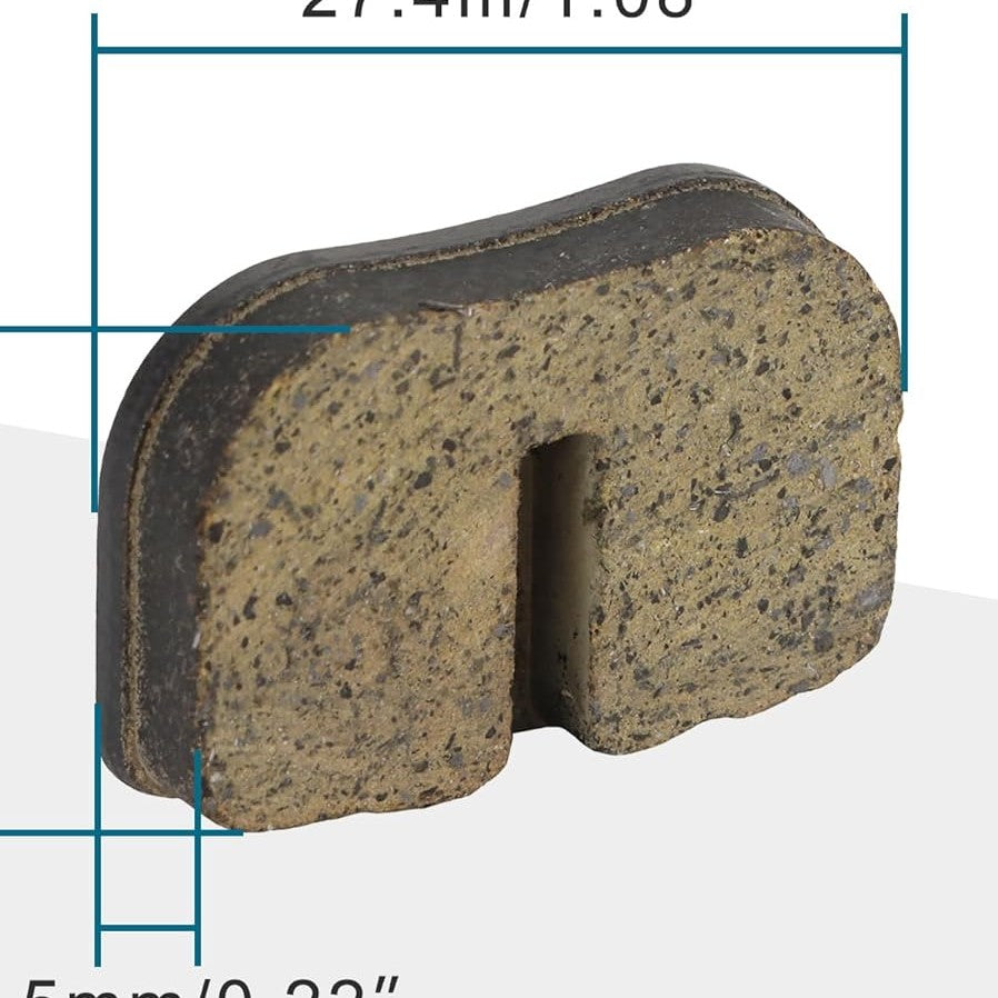 GOOFIT Disc Brake Pads Replacemnet for 79cc 97cc 100cc 2.8hp 3.0hp CT100U CC100X DB30 MMB80 MMB105 MBX10 49cc SYX 2-Stroke Mini ATV 4 Wheeler Mototec Dirt Bike Scooter Parts