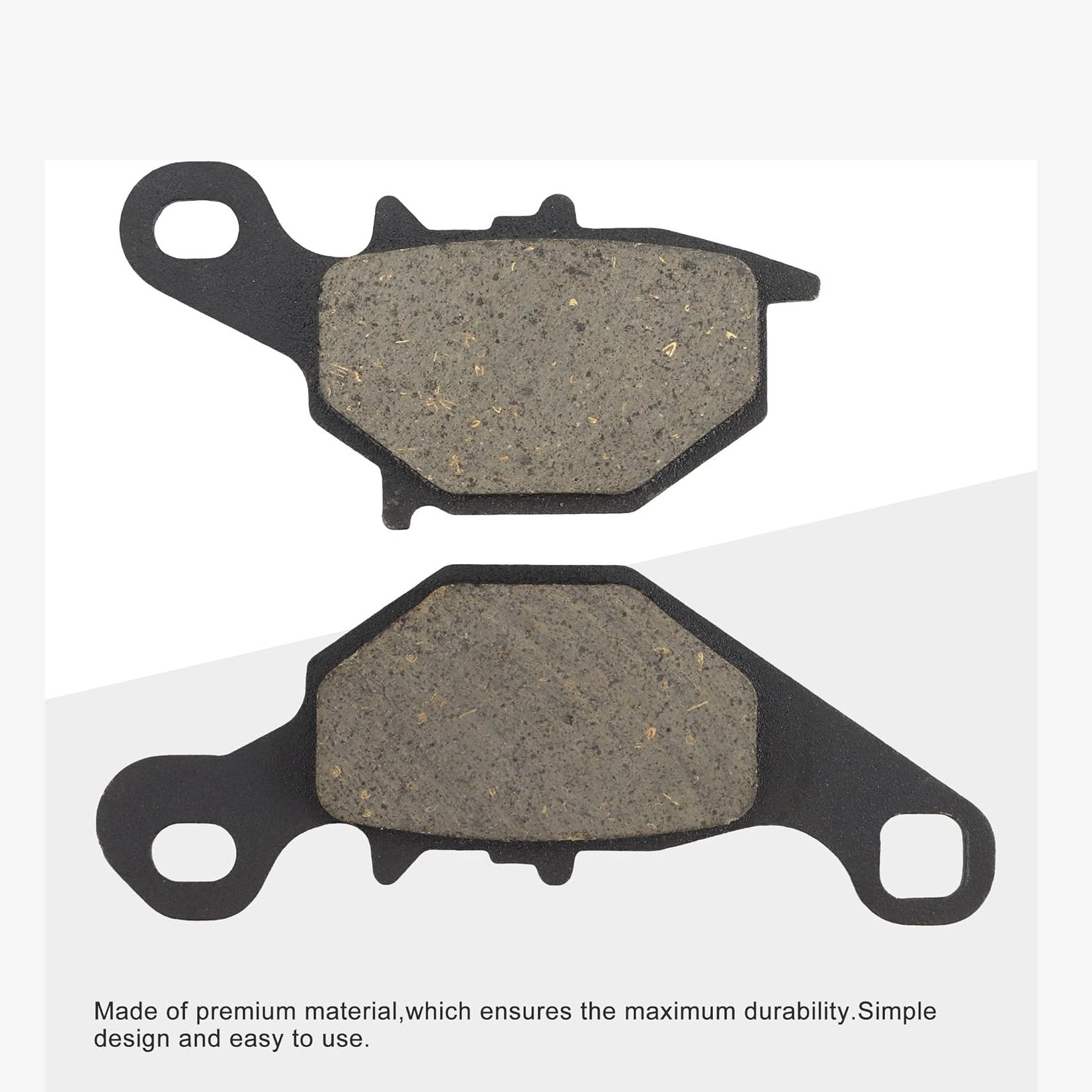 GOOFIT Disc Brake Pads Front Replacemnet for JOG SFA384 2012 YW50 ZUMA Neptune M138 ATV Quad Go Kart Braking Feedback Reduced Braking distance