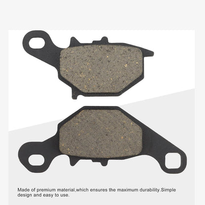 GOOFIT Disc Brake Pads Front Replacemnet for JOG SFA384 2012 YW50 ZUMA Neptune M138 ATV Quad Go Kart Braking Feedback Reduced Braking distance