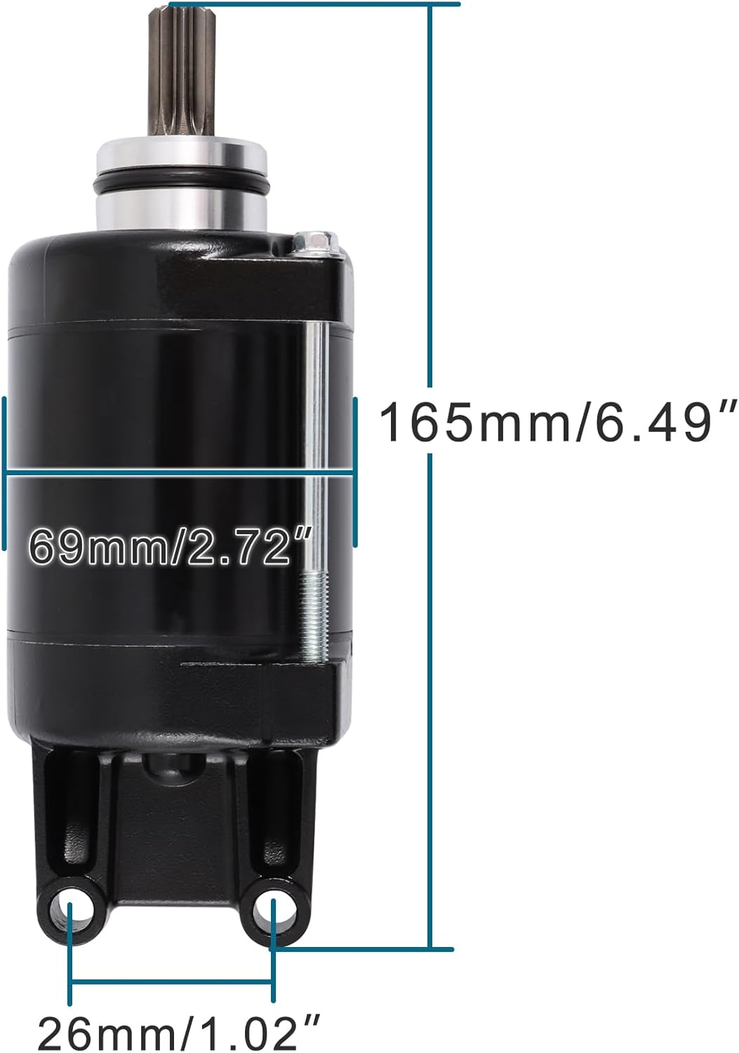 CW Starter Motor for Yamaha FZ07 MT07 XSR700 YZF R7 XTZ700 OEM 1WS-81890-00