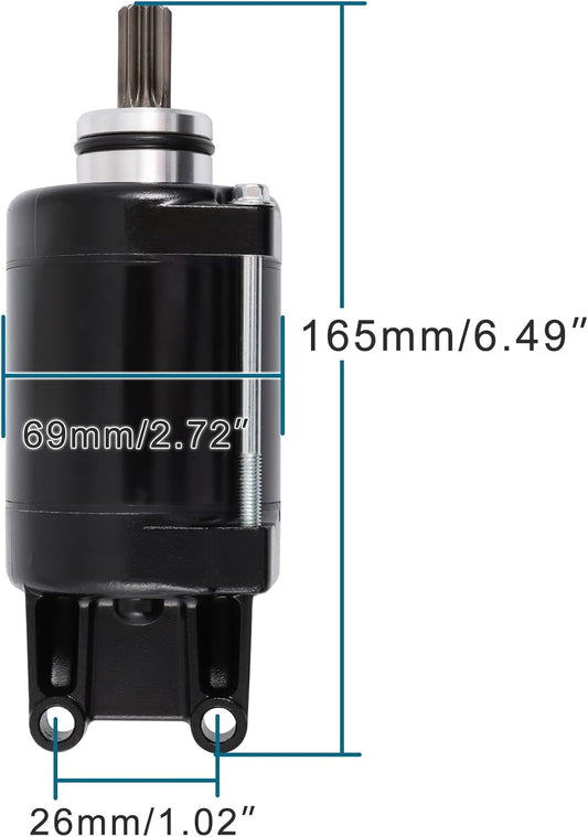 CW Starter Motor for Yamaha FZ07 MT07 XSR700 YZF R7 XTZ700 OEM 1WS-81890-00