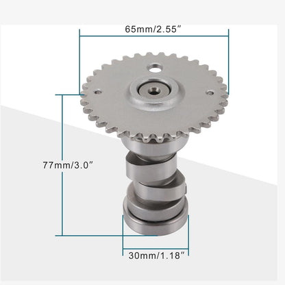 GOOFIT GY6 150cc High Performance Camshaft Replacement for 4 Stroke 125cc 150cc 152QMI 157QMJ Engine Kazuma Taotao Sunl ATV Scooter Moped Go Kart