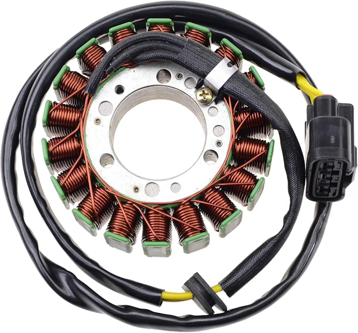 ATV stator replacement part with copper coils and wiring harness, compatible with Can-Am Outlander Renegade 800