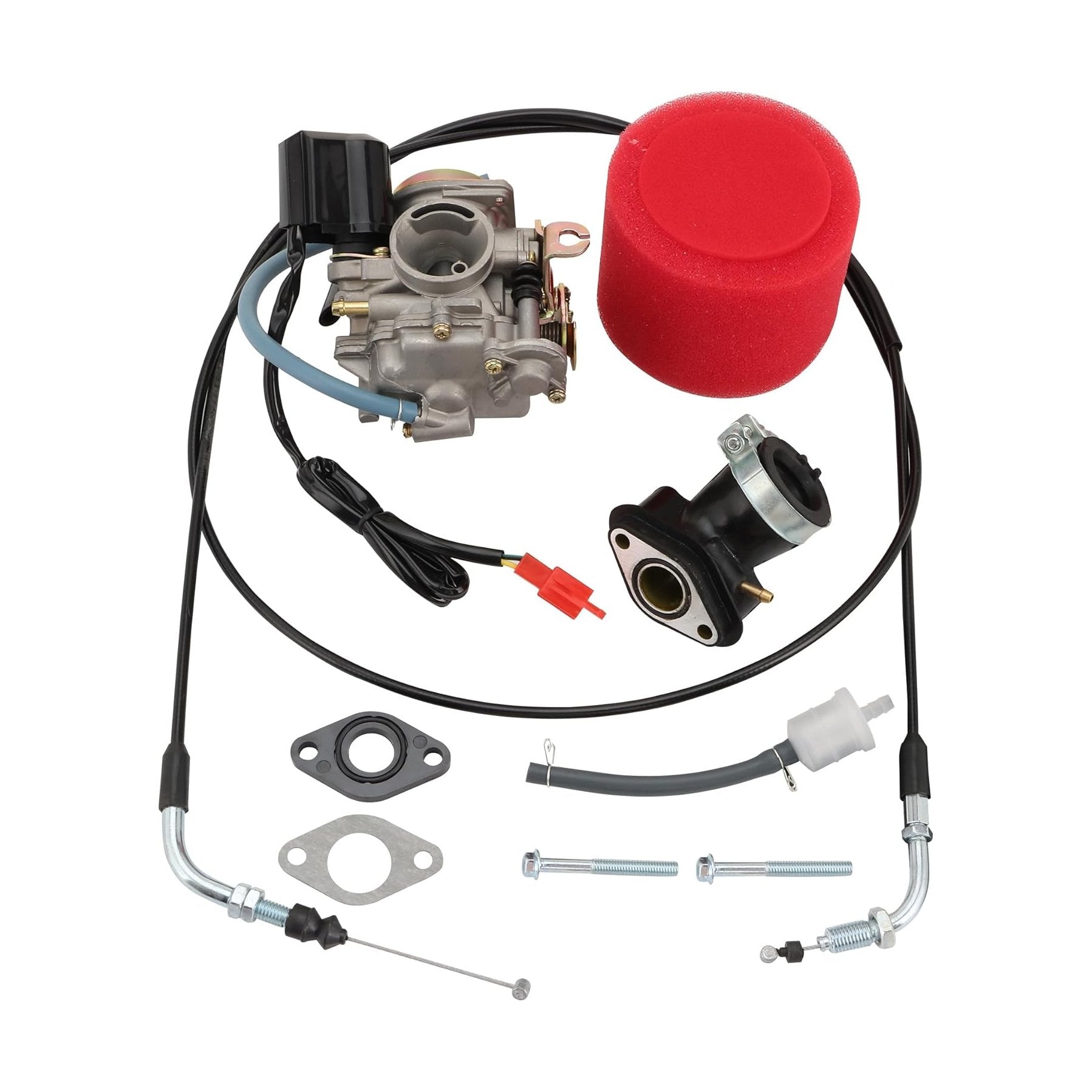 Carburetor 18mm Kit For GY6 4 Stroke 49cc 50cc 139QMB 139QMA Engine