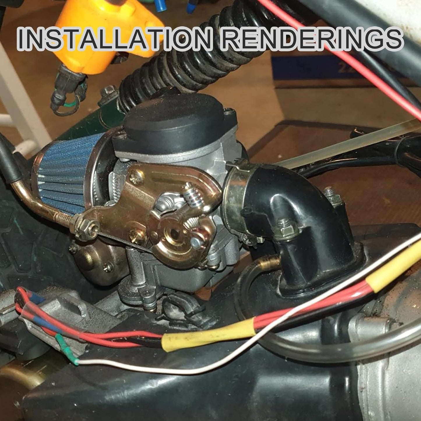 Carburetor 24mm PD24J For 4 Stroke GY6 125cc 150cc Engine