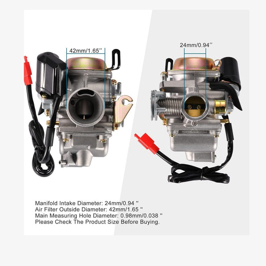 Carburetor 24mm PD24J For 4 Stroke GY6 125cc 150cc Engine