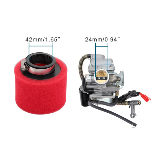 Carburetor PD24 Kit For GY6 125cc 150cc 152QMI 157QMJ