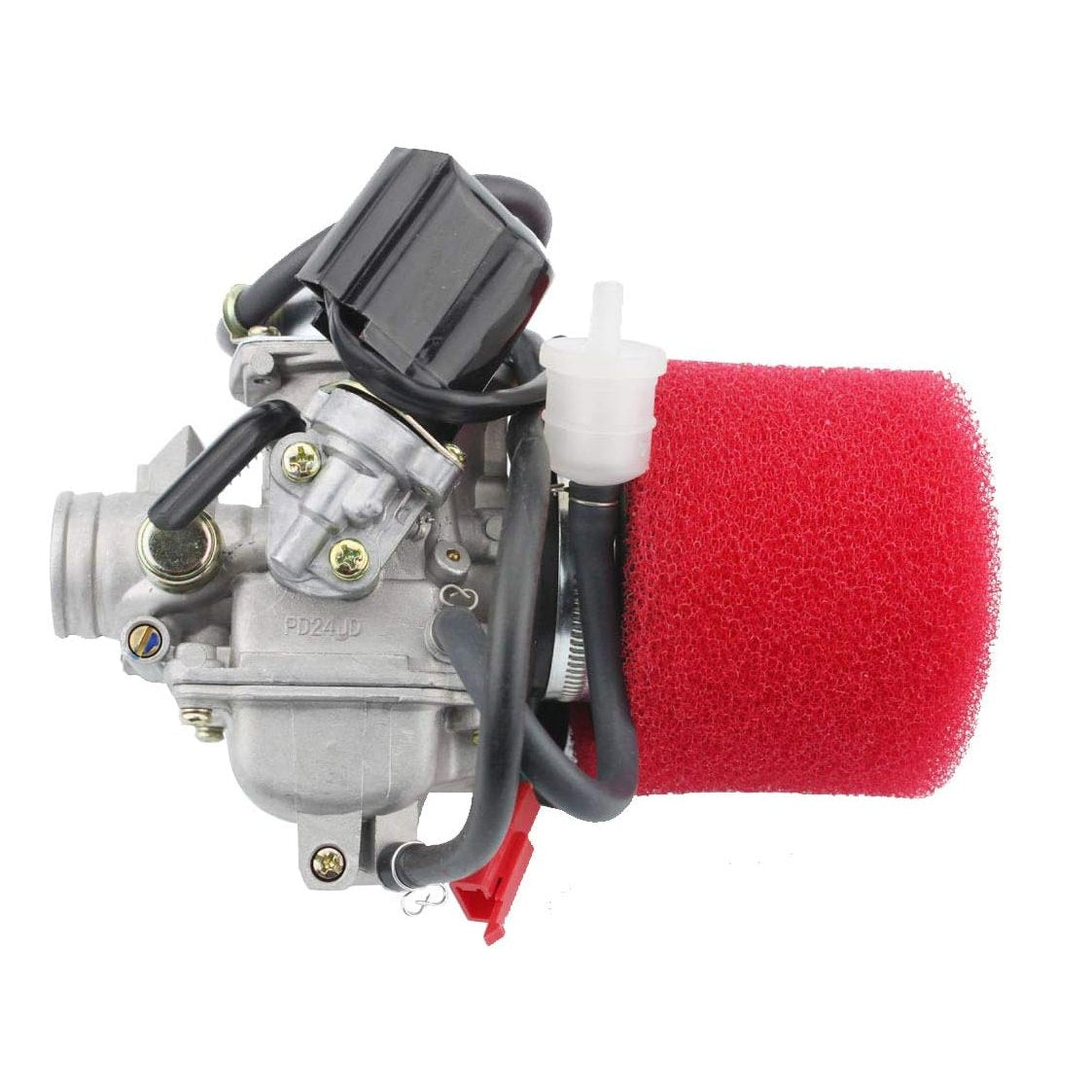 GOOFIT PD24J Carburetor with Air Filter for GY6 125cc 150cc 152QMI 157QMJ Engine Based ATV Scooter Go Kart