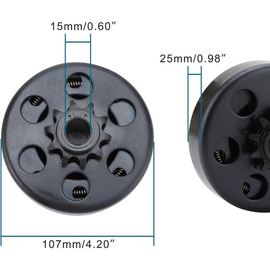 Centrifugal Clutch 10 Tooth 5/8" Shaft For #40/41/420 Chain Sprockets