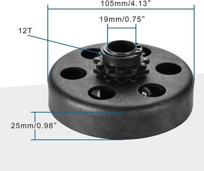 Centrifugal Clutch Assembly For Honda GC160/190 GX120/140/160/200