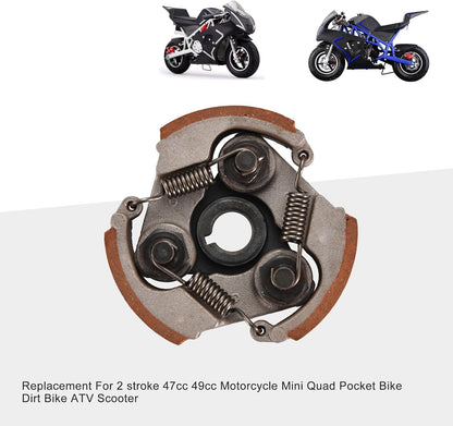 Centrifugal Clutch Pad Assembly for 2 Stroke 47CC 49CC Engine