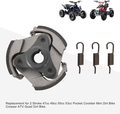 Centrifugal Clutch Pad Assembly for 2 Stroke 47cc 49cc 50cc 53cc