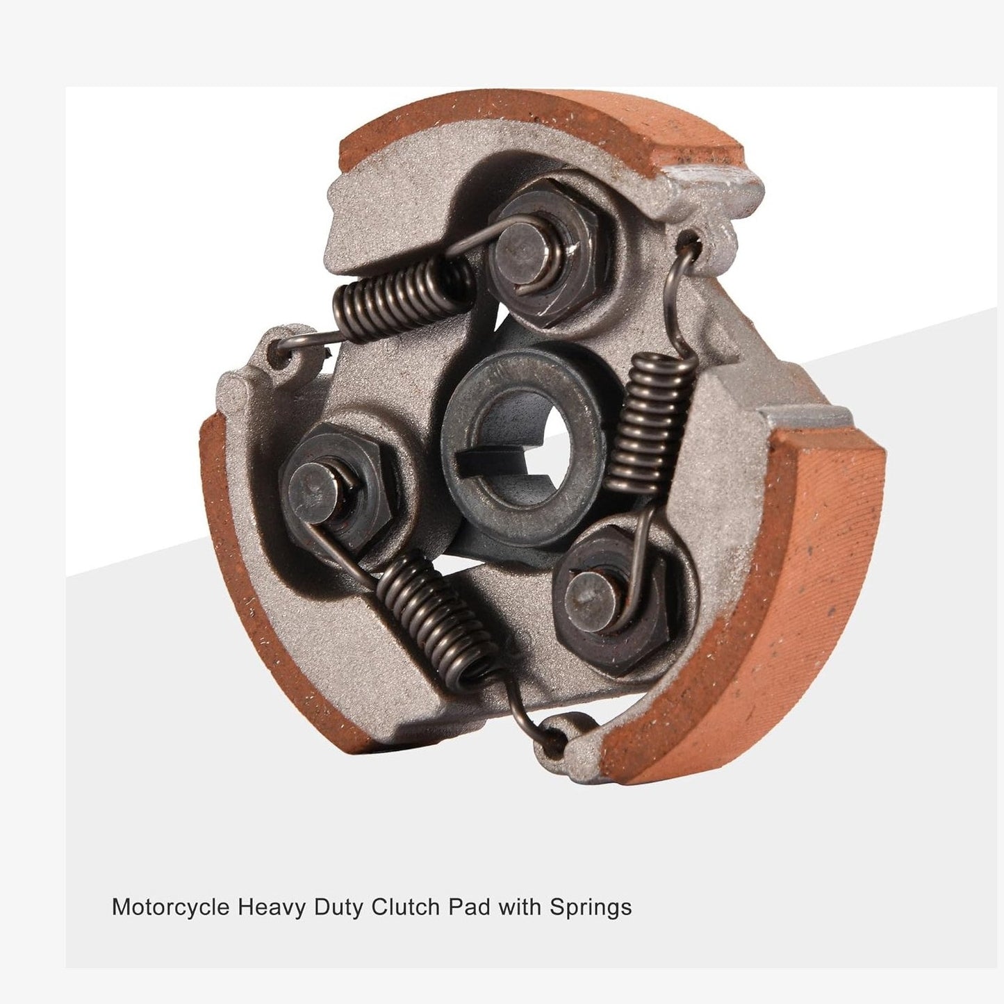 GOOFIT Small 25H 6 Tooth Drum Gear Box Drum Clutch Pad kit with Groove for 2 Stroke 47cc 49cc Engine Mini Dirt Kids Pocket Bike Dirt Bike ATV