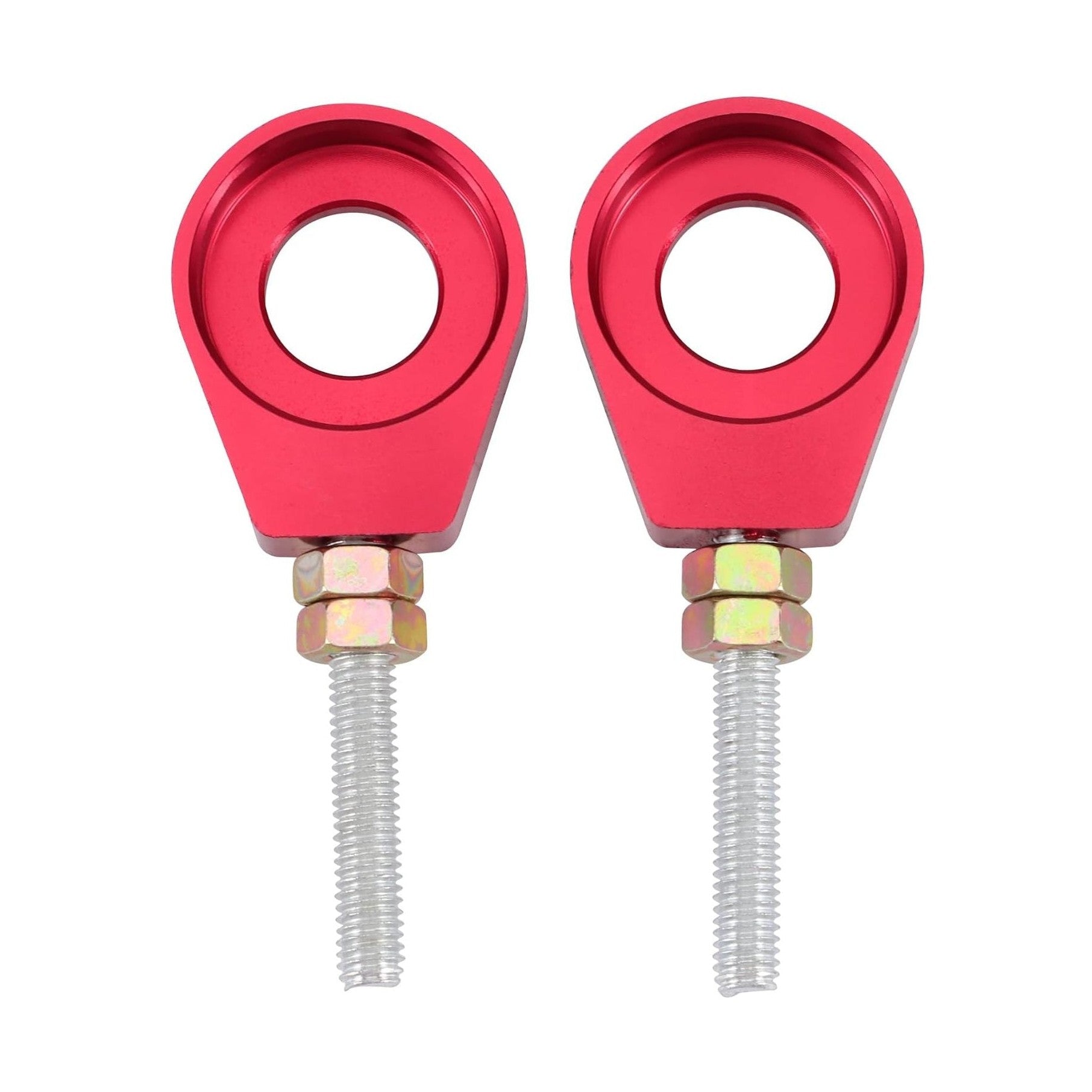 GOOFIT 15mm Chain Adjuster Tensioner Replacement for XR CRF 50 70 Bike Scooter 110cc 125cc Chinese Pit Dirt Bike Lifan YX SSR Red