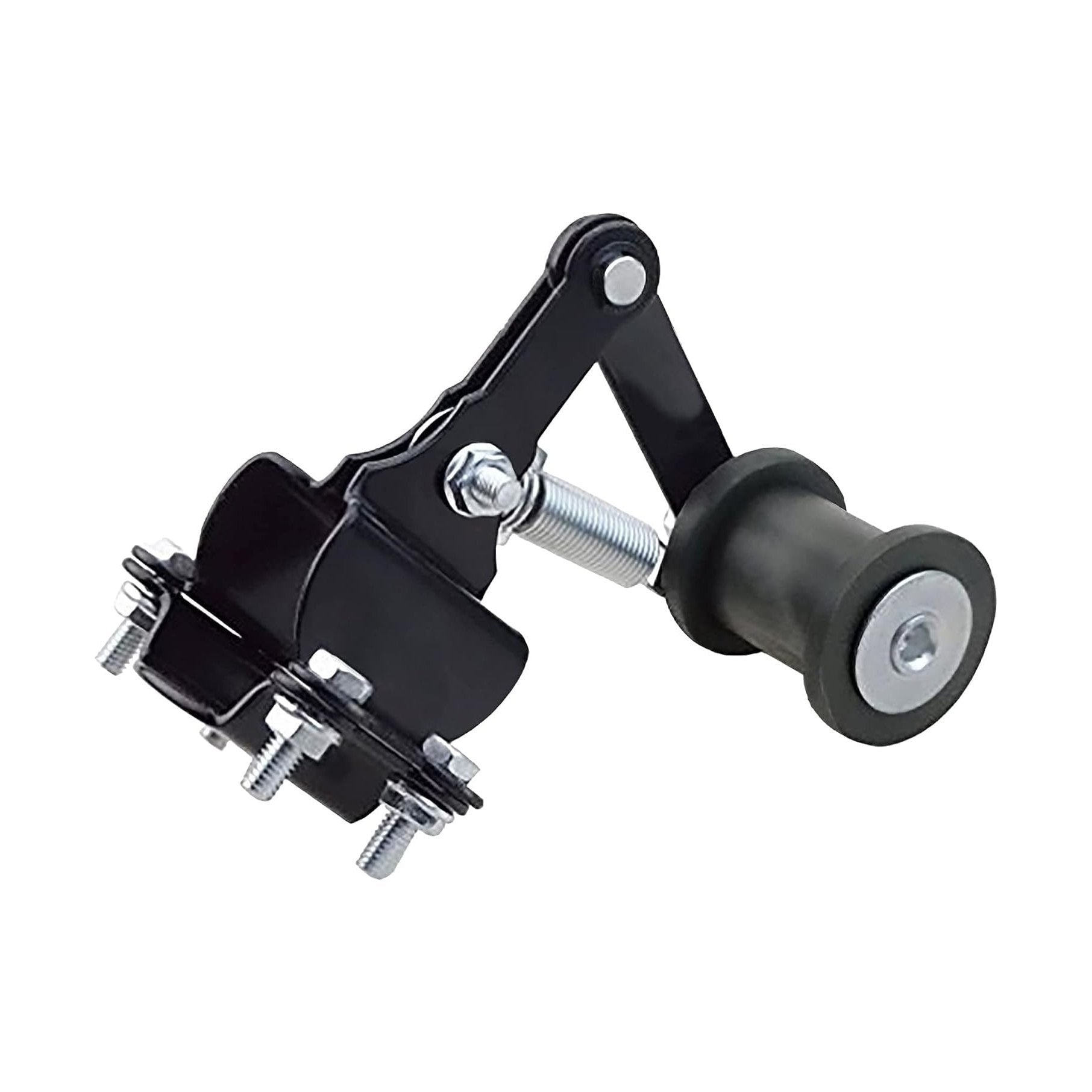 GOOFIT Black Motorcycle Adjuster Chain Tensioner Roller Replacement for Dirt Pit Bike Go Kart Motorcycle