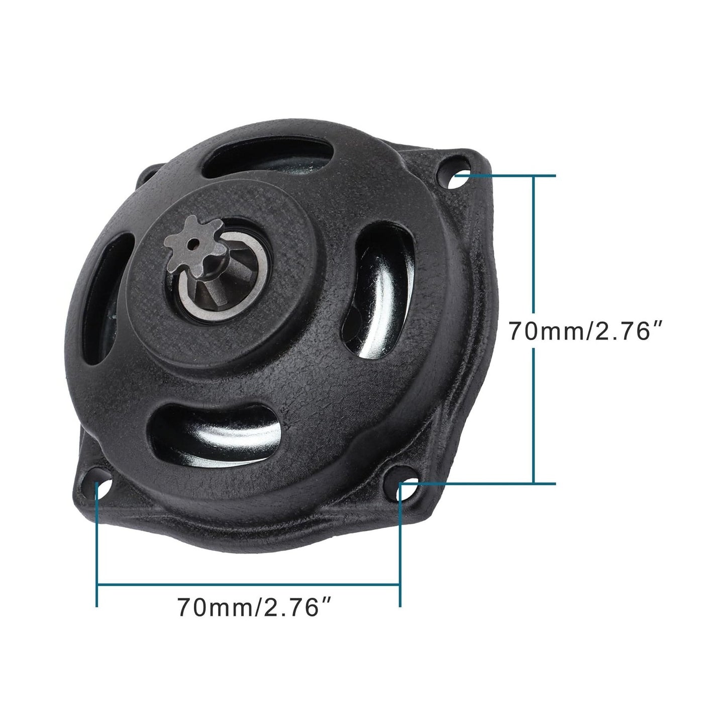 GOOFIT Small 6 Teeth Gearbox Clutch Drum for 2 Stroke 47cc 49cc Pocket Bike