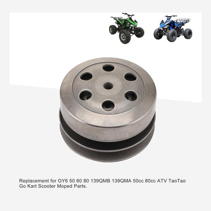 Driven Pulley Rear Clutch For GY6 49cc 50cc 80cc 139QMB Engine