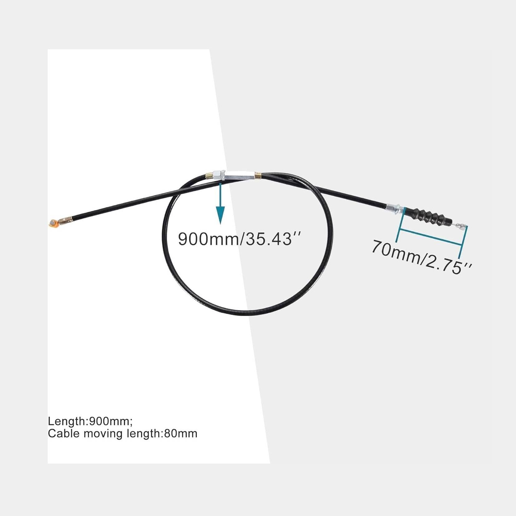 GOOFIT 35.43" Clutch Cable with Adjuster for 50cc 70cc 90cc 110cc 125cc Dirt Bike