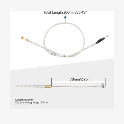 GOOFIT 35.43" Clutch Cable Replacement for 50cc 70cc 90cc 110cc 125cc Horizontal Engine ATV Quad Dirt Bike Chinese Scooter Moped Go Kart