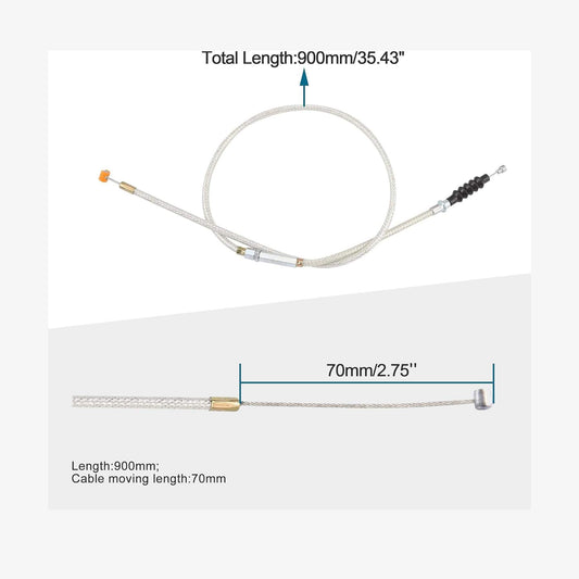 GOOFIT 35.43" Clutch Cable Replacement for 50cc 70cc 90cc 110cc 125cc Horizontal Engine ATV Quad Dirt Bike Chinese Scooter Moped Go Kart
