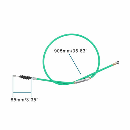 GOOFIT 35.63" Clutch Cable with Laser Tube Replacement for 4-Stroke 50cc 70cc 90cc 110cc 125cc Dirt Bike ATV Motorcycle Quad Scooter Go Kart