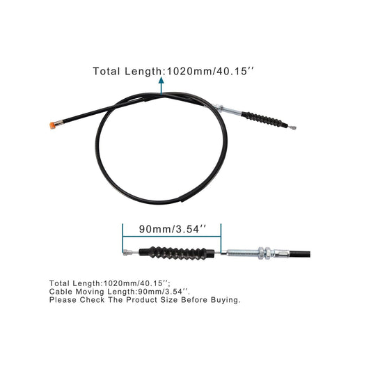 GOOFIT 40.16" Clutch Cable Replacement for 125cc 150cc 200cc 250cc Pit Dirt Bike ATV Quad Taotao Baja SSR Off Road Motorbike Motocross