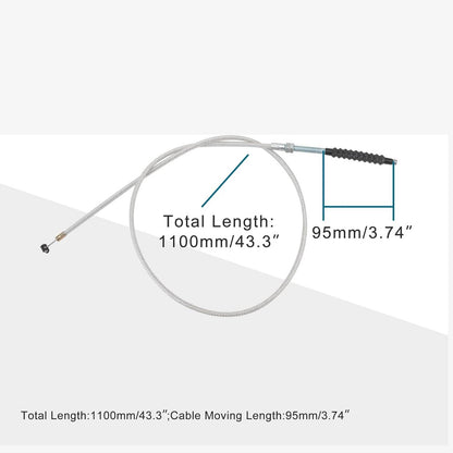 GOOFIT 43.31" Clutch Cable Replacement for 125cc 150cc Dirt Pit Bike ATV 4 Wheeler Quad