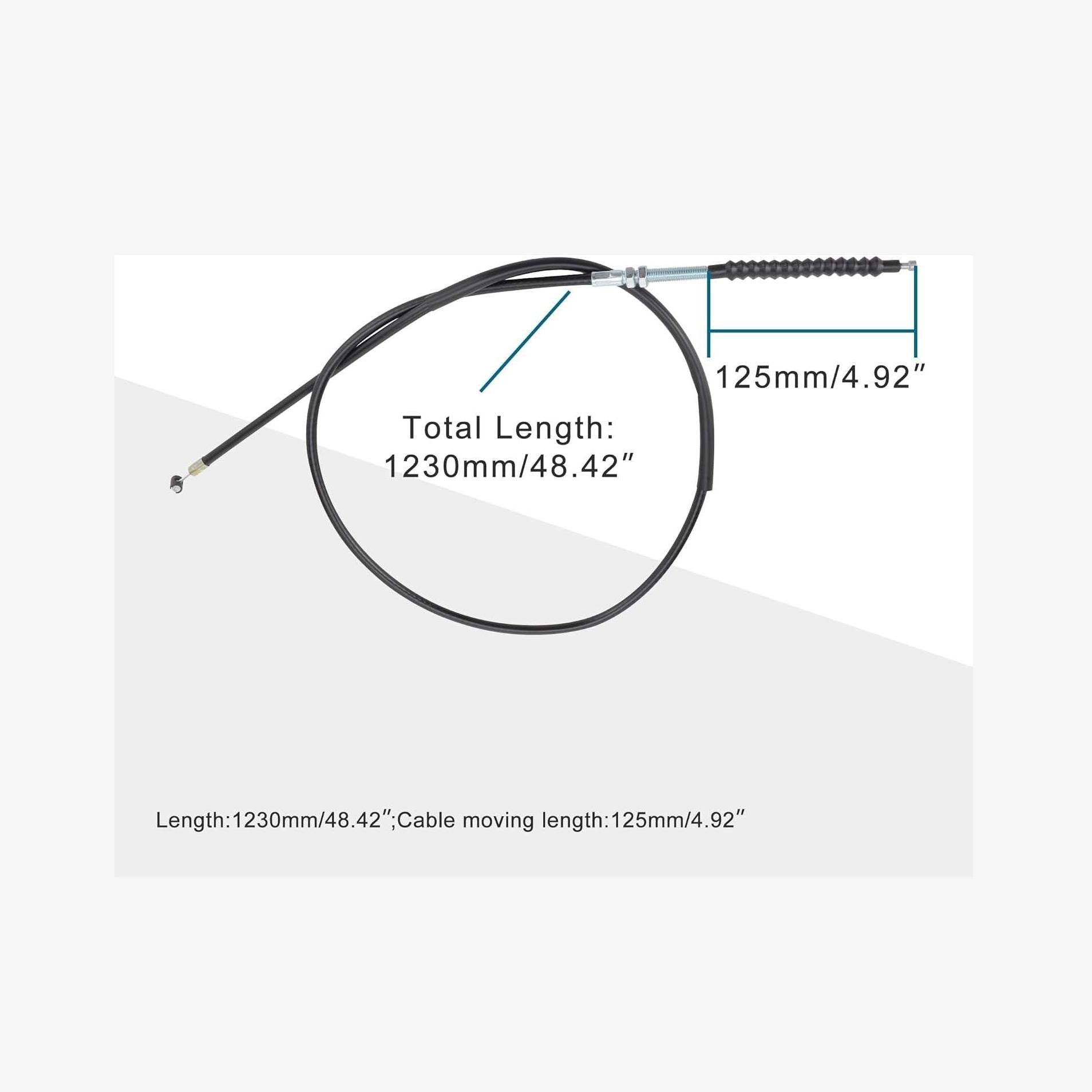 GOOFIT 48.43" Clutch Cable for 200cc 250cc Water-Cooled ATV